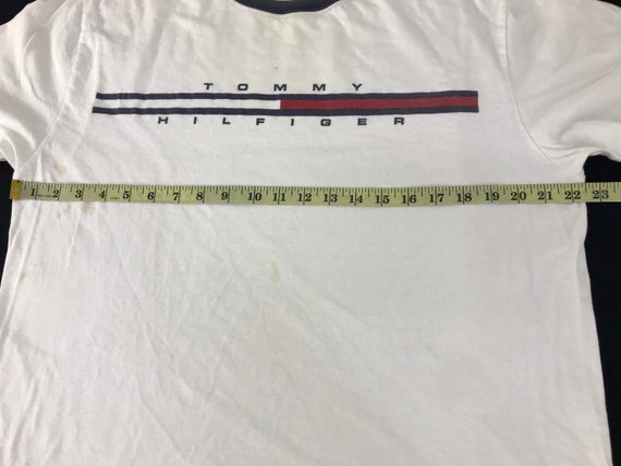 Vintage Tommy Hilfiger Striped Design T-shirt Pri… - image 6