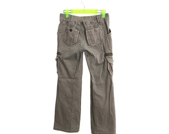 Vintage Beatrice Cargo Trouser Pant Jeans Inspired Designer Unisex Tech Wear Fits Waist Size 28 Streetwear L1033