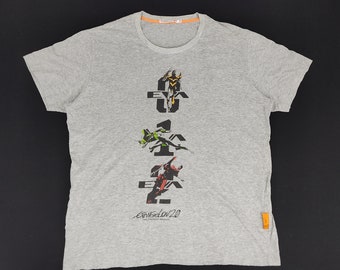 Eva Khara Evangelion Japanese Anime Animation Cartoon Tee T-shirt Printed Fashion Inspired Designer Unisex Wear Streetwear J680