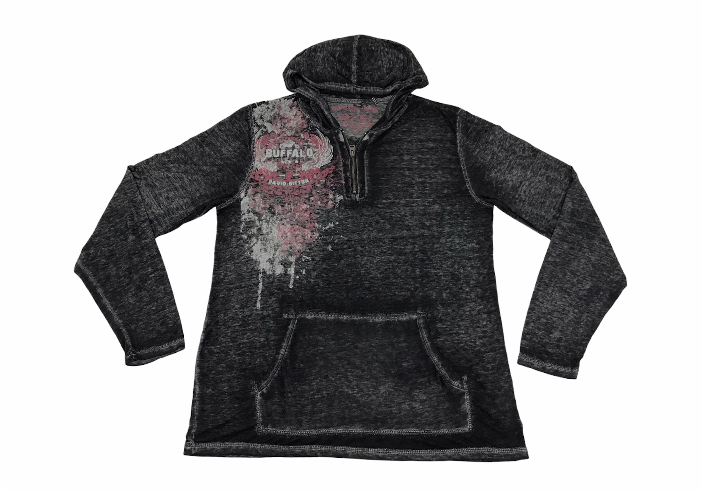 Vintage Buffalo David Bitton Paper Thin Sweatshirt Hoodie Fashion