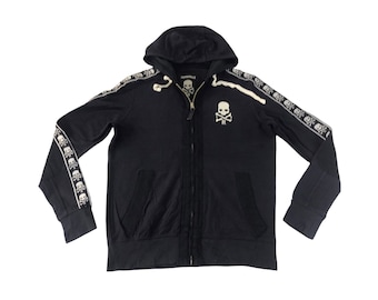 Vintage Style Hydrogen Big Printed Skull Logo Side Tape Design Japanese Brand Adult Wear Inspired Designer Streetwear Size S K2035j