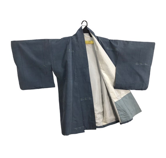 Vintage Kimono Japanese Traditional Noragi Haori Hant… - Gem