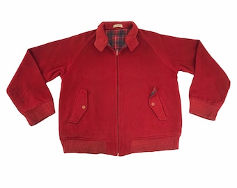 Vintage Graham Hills Plaid Checked Inner Design Varsity Jacket