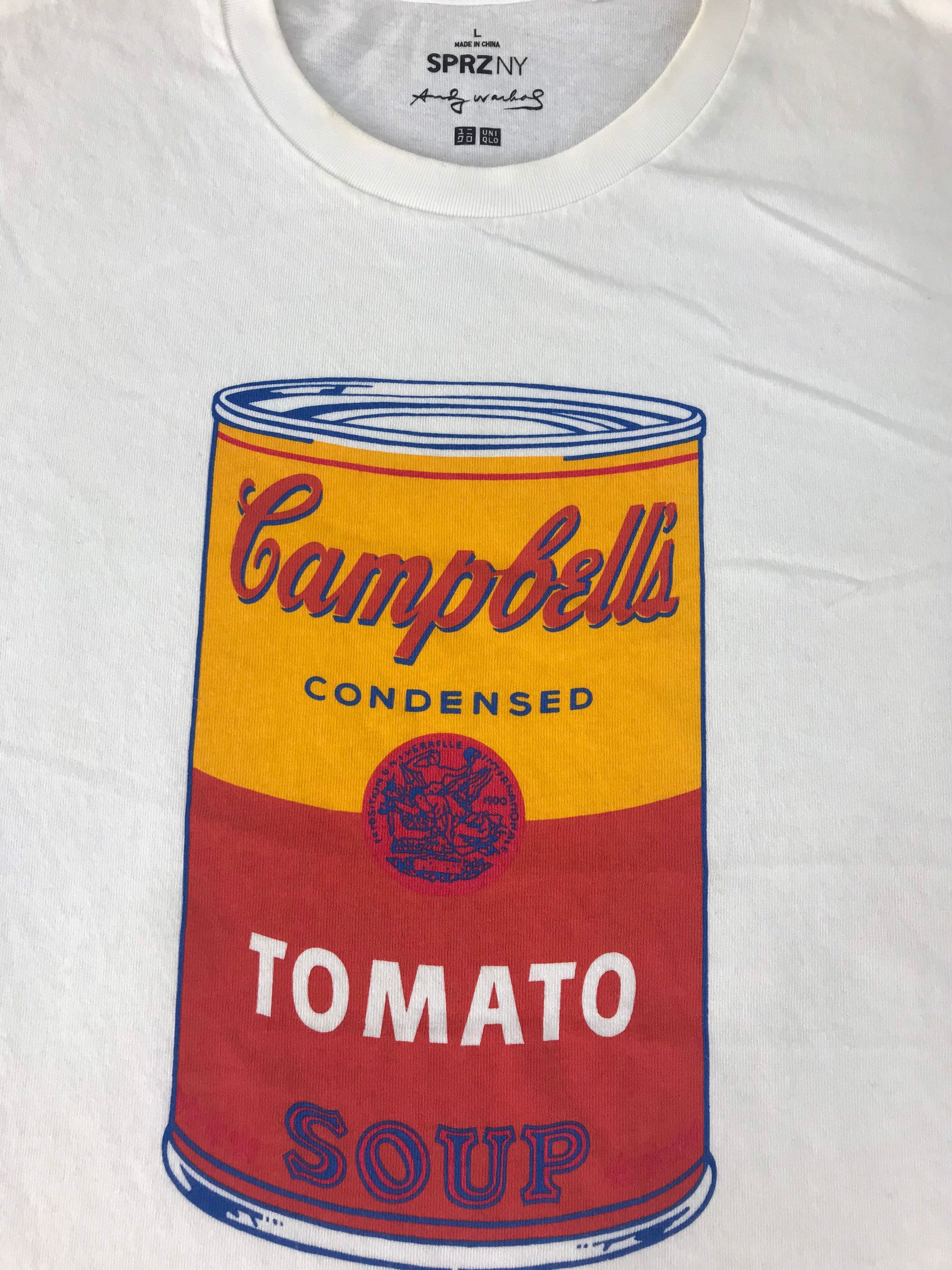 Vintage Andy Warhol Campbell's Tomato Soup Inspired Designer Brand