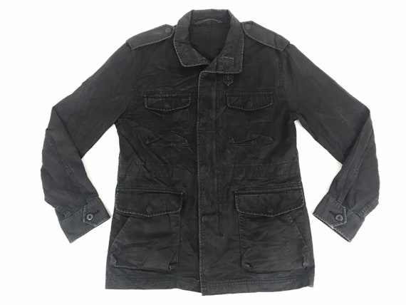 Vintage Denim Cotton Jacket Fashion Design Design… - image 1