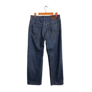 Vintage Edwin Soft-Flex Distressed Denim Lot 493 Jeans Indigo Straight Cut Size Waist 31 Inspired Designer Unisex Wear Streetwear K238