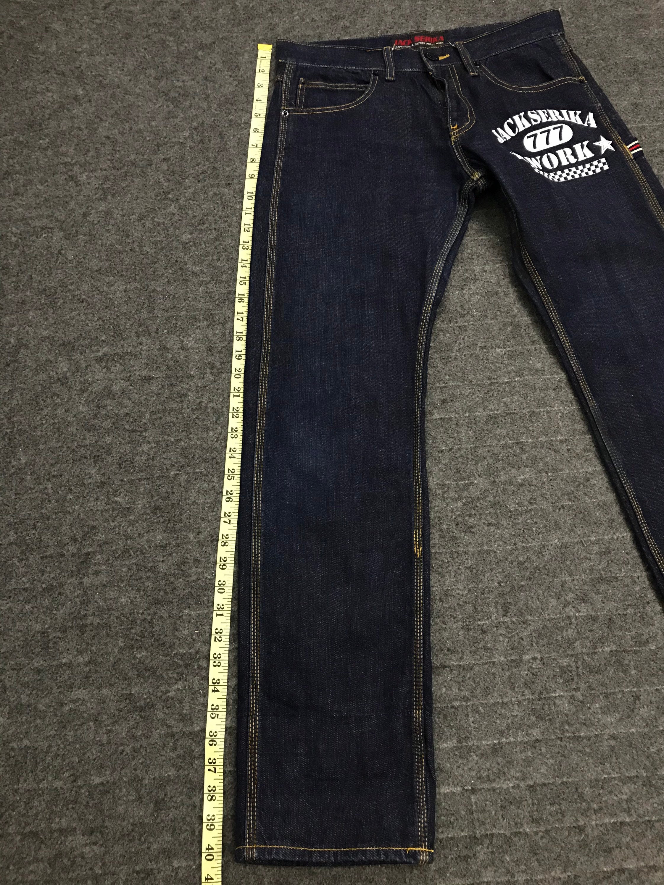 Hand Tailored Denim Jeans Jack Serika Lightning Antik Art