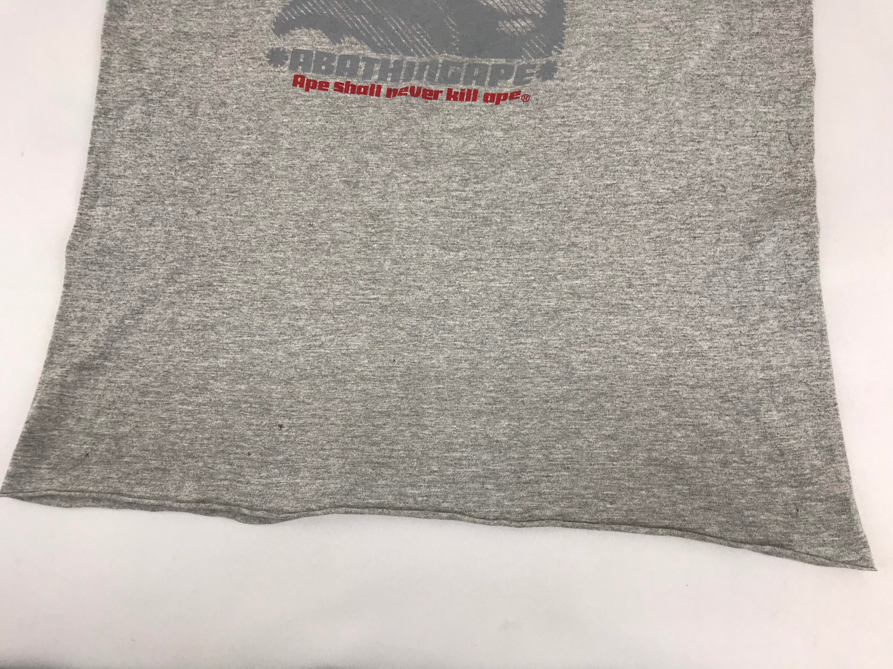 Vintage 90s A Bathing Ape DISTRESSED BAPE Ape Shall Never Kill Ape