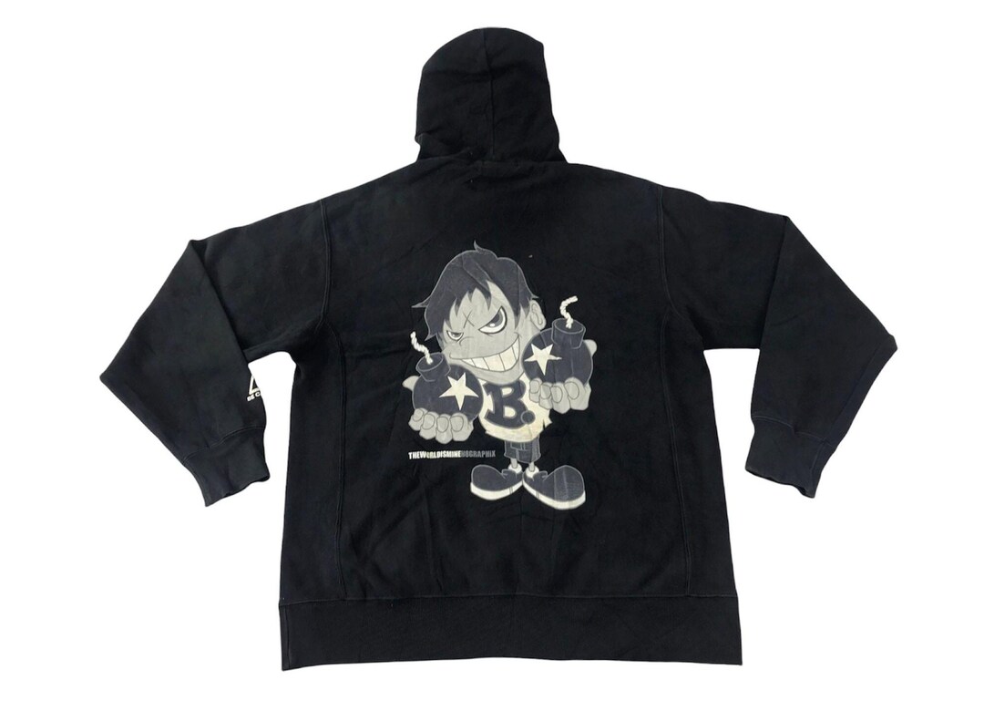 Vintage TWIM the World is Mine H8 Graphix Hoodies Jacket Zipper
