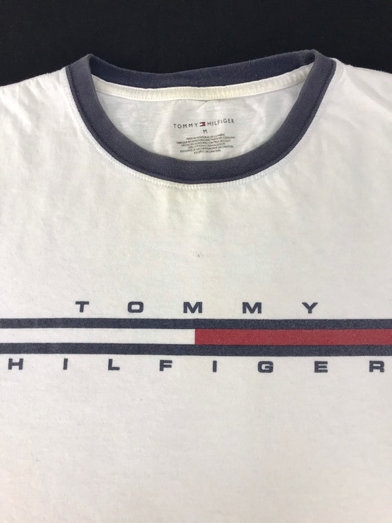 Vintage Tommy Hilfiger Striped Design T-shirt Pri… - image 3