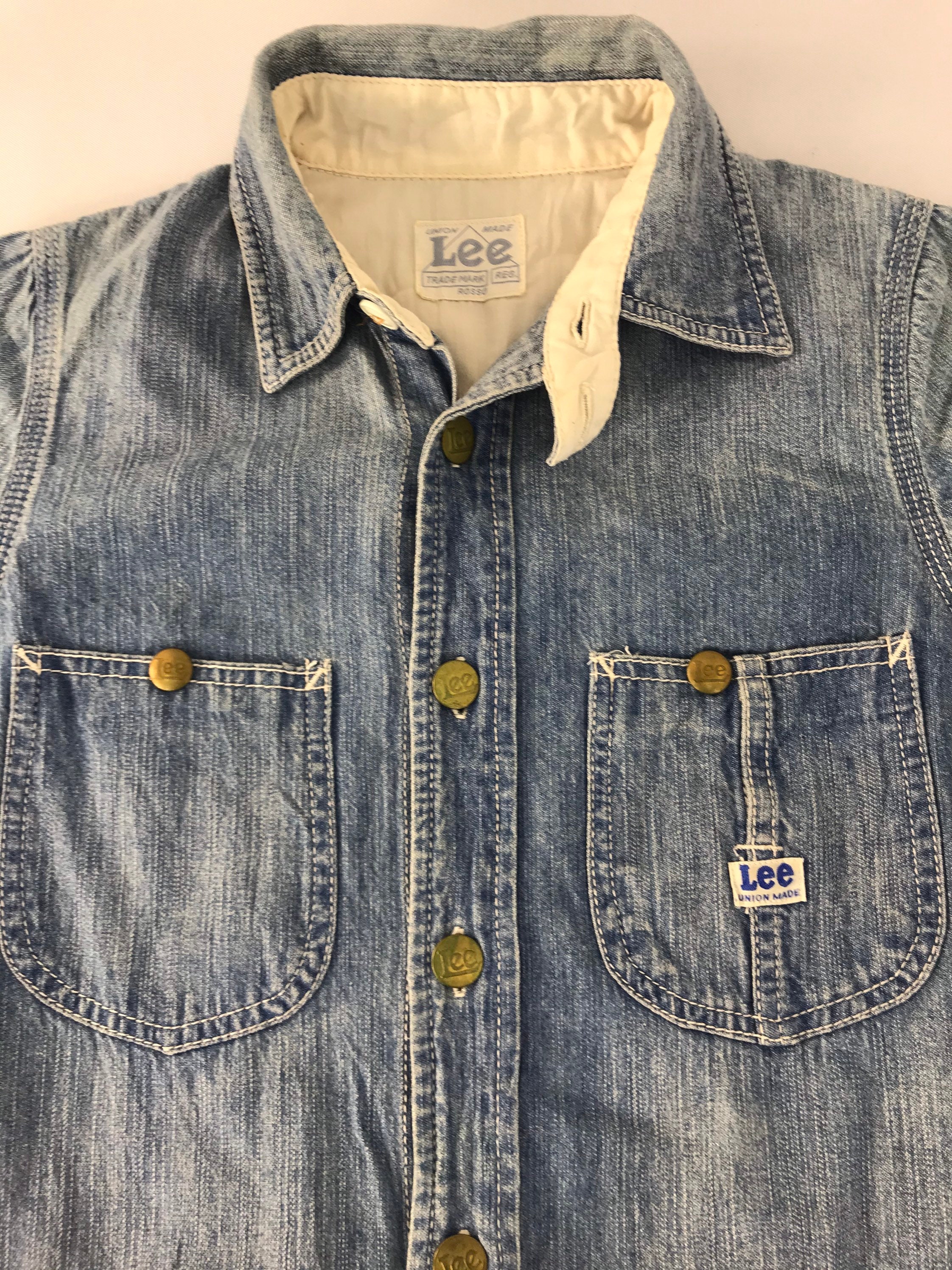 Vintage 90s Rosso Lee Union Made Long Button up Jacket Jeans