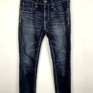 Vintage 90s Levi’s & Strauss Distressed Denim Jeans Indigo Straight Leg Design Size Waist 32  Brand Unisex Wear Streetwear H252