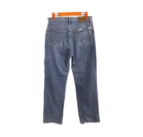 Vintage 90s Edwin Lot 703 Distressed Denim Jeans Indigo