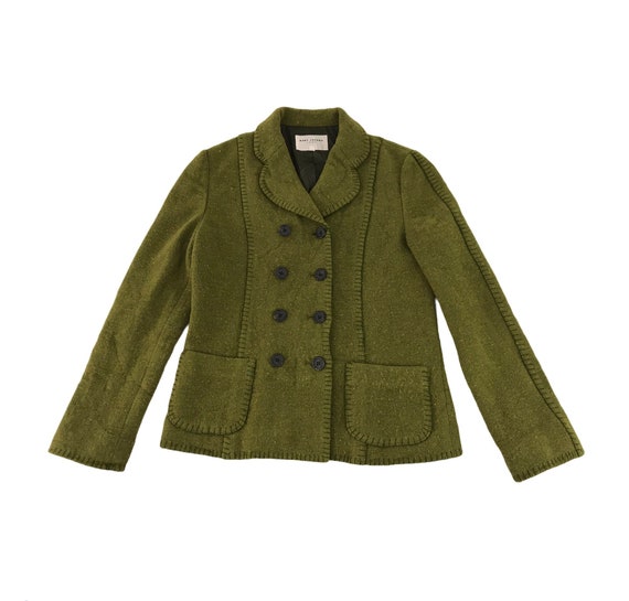 Vintage Marc Jacobs Look Peacoat Jacket Double Br… - image 1