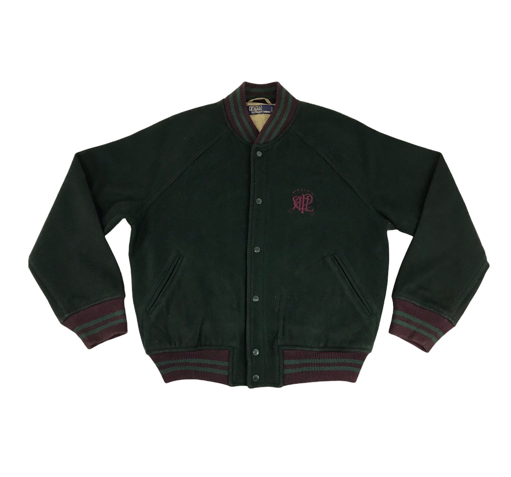 90s ITALY製　Polo by Ralph Lauren jacket Vintage 90s Polo Ralph Lauren Mens Full Zip Activewear Light
