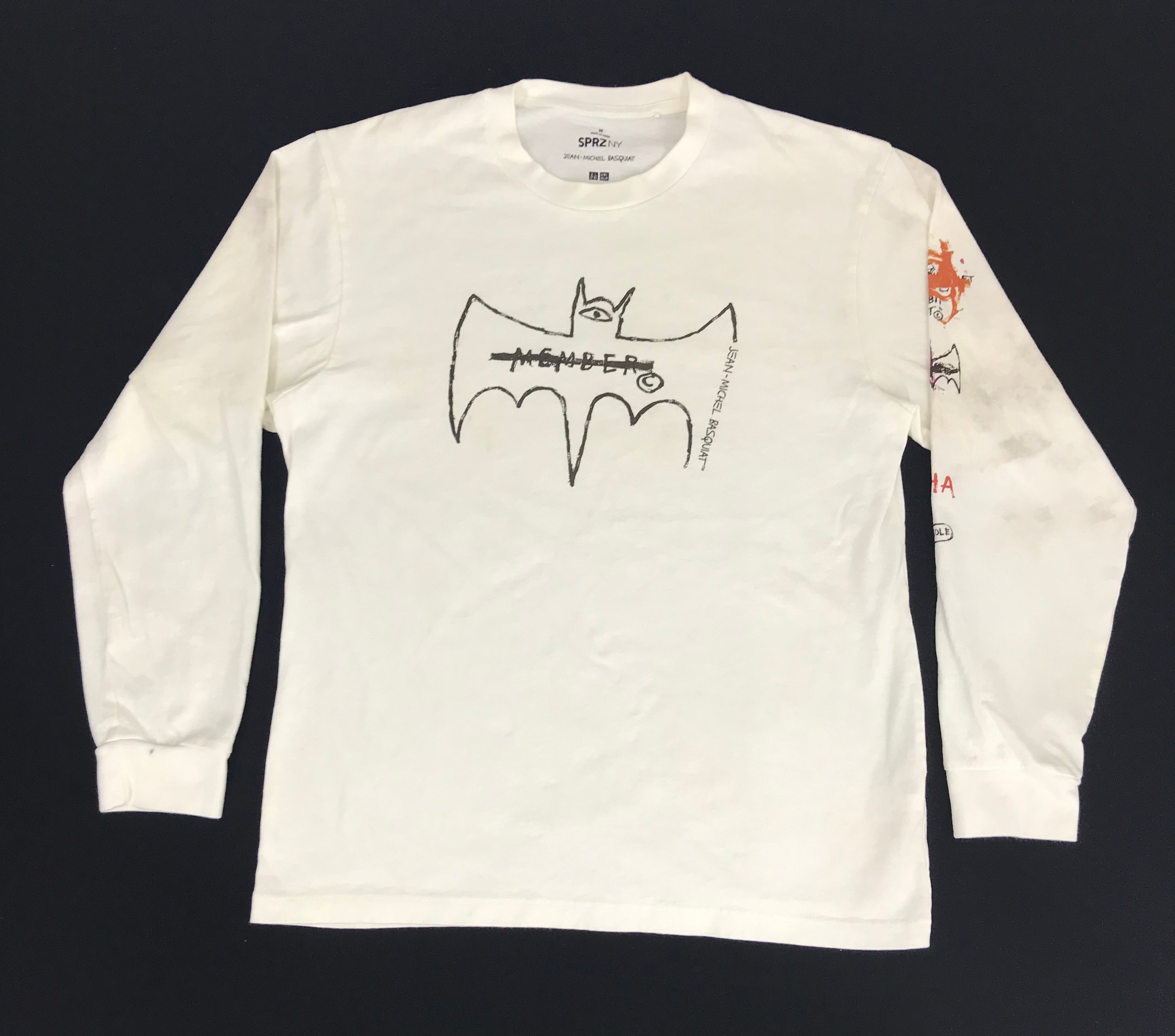 Vintage Jean Michel Basquiat Batman Member Art Logo Link Vintage Jean Michel Basquiat Batman Member Art Logo Link