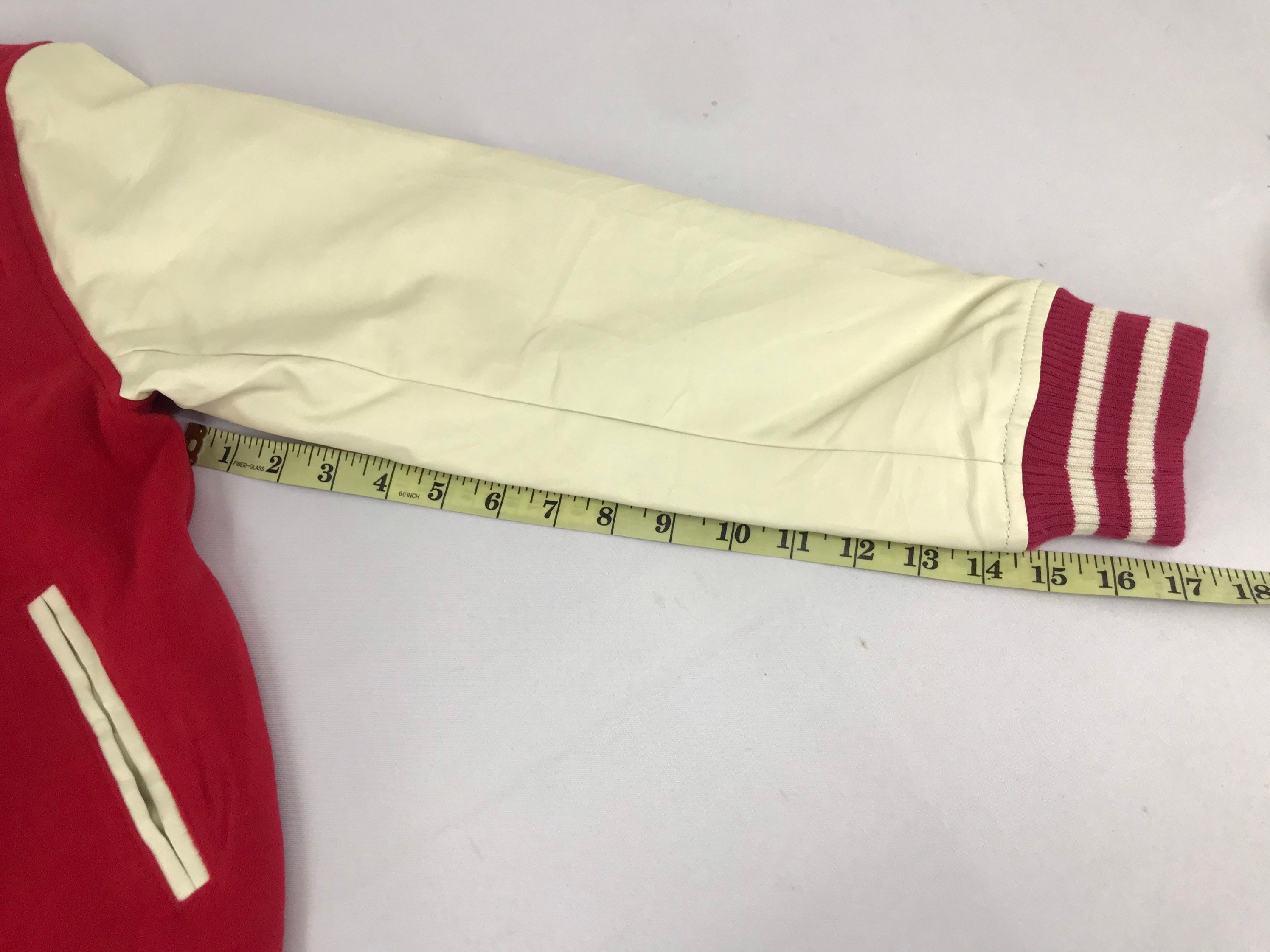 Vintage Japanese Brand Simple Varsity Jacket Quilted Inner Vintage Japanese Brand Simple Varsity Jacket Quilted Inner