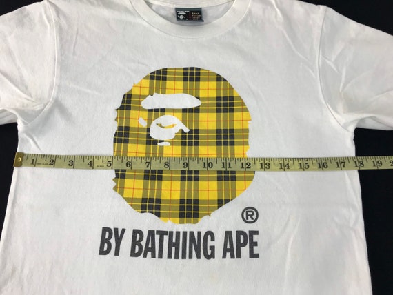 Rare Vintage By Bathing Ape Plaid Checked College… - image 7