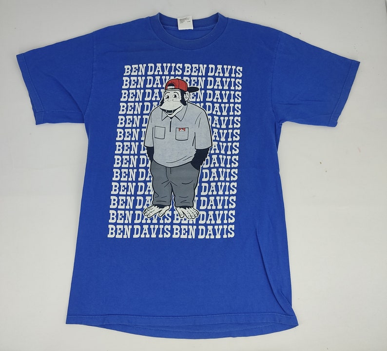 Vintage 90s Ben Davis USA Big Ape Logo Spell Out Tee T-shirt Printed Modern Classic Fashion Inspired Designer Streetwear