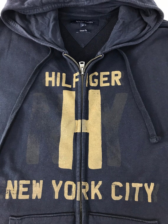 Vintage Style Tommy Hilfiger New York City Hoodie… - image 3