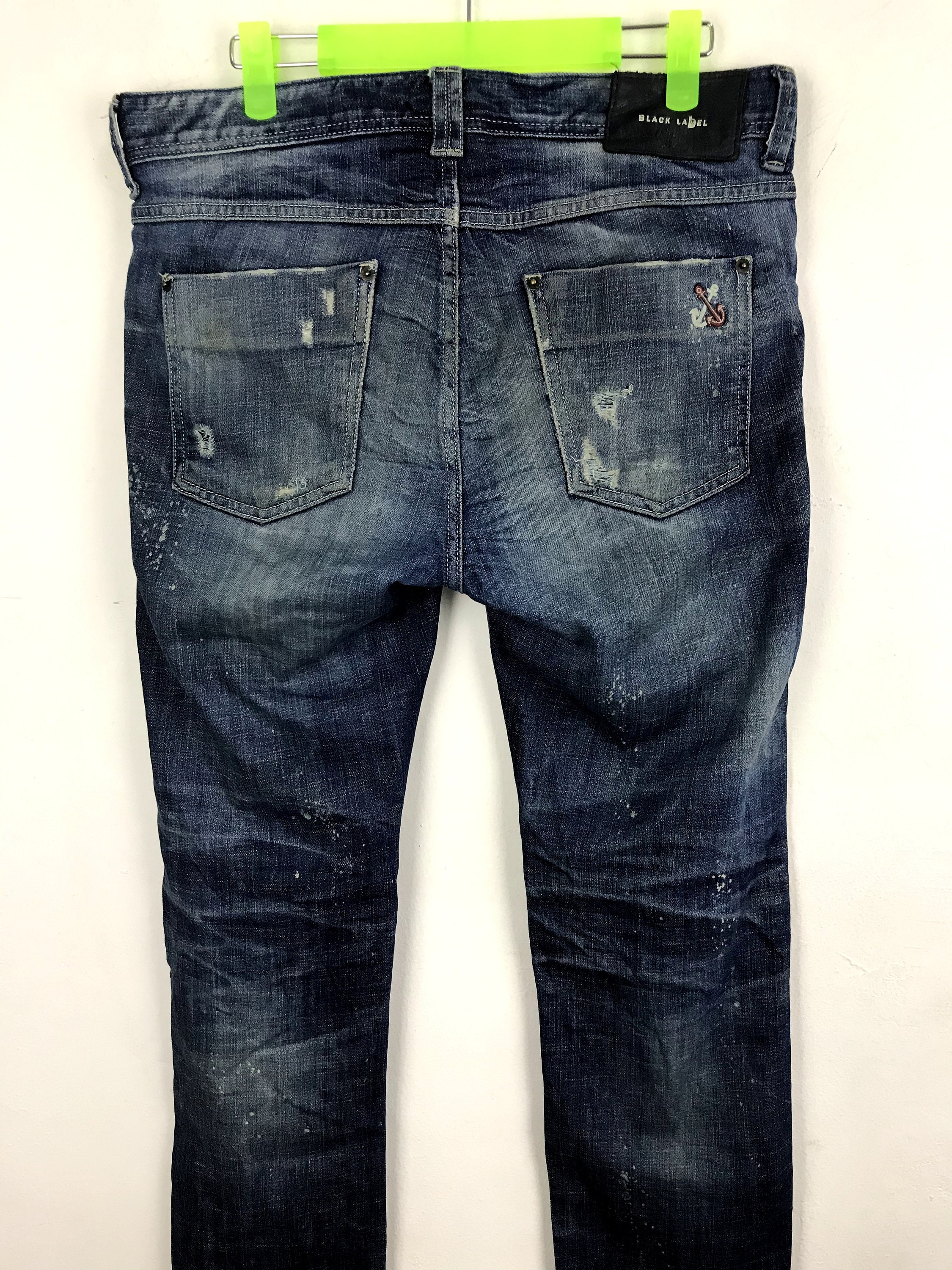 新品未使用 ships any denim Alexander Wang Denim women's Logo wide-leg jeans - buy for