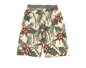 Vintage Floral Design Ovp Shortpant Hiking Cargo Design Inspired Designer Fashion Unisex Wear fits Size 30 29 Streetwear L748