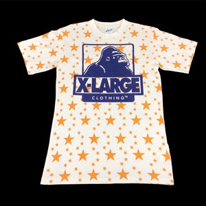 Vintage X-Large Clothing King Kong Ape Screen All Over Printed Star Tee T-shirt Big Logo Printed Fashion Inspired Designer Streetwear L286