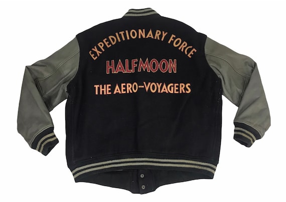 Buy Vintage 90s Half Moon Takeo Kikuchi Embroidery Varsity Leather Online  in India 