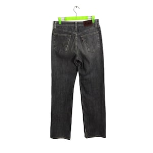 Vintage Edwin Lot 503 Distressed Denim Black Jeans Regular Cut Size Waist 28 Inspired Designer Unisex Wear Streetwear K309