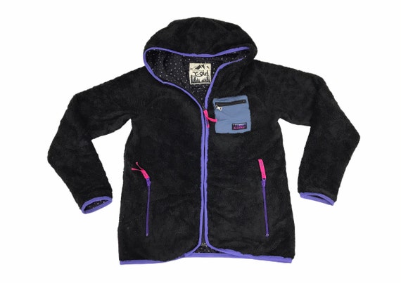 Vintage X-girl Single Pocket Fleece Sweatshirt Hoodies Jacket 