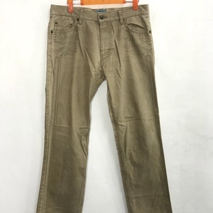 Vintage 90s Katherine Hamnett London Distressed Denim Pant Jeans Design Size Waist 34 Inspired Designer Brand Unisex Wear Streetwear H477