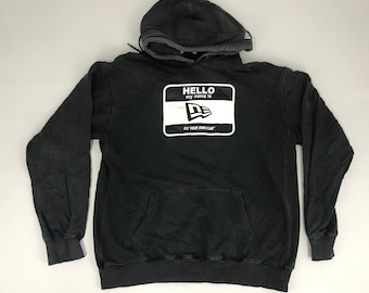 Vintage New Era Fliegen Sie Ihre eigene Flagge Hallo Sweatshirt Hoodies Winter Wear Inspiriert Designer Marke Pull Over Style Box Logo Streetwear