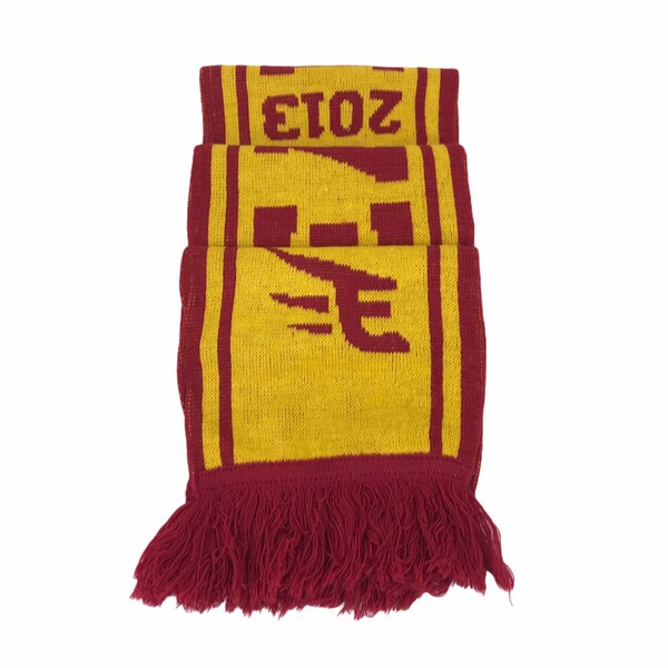 Vintage The Tohoku Rakuten Golden Eagles BaseBall Team HEAT EAGLES Muffler Scarf Pure Cotton Good Condition Good Material L333