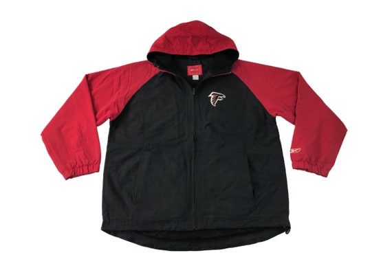 Vintage Reebok NFL Falcons Hoodies Jacket Zipper … - image 2