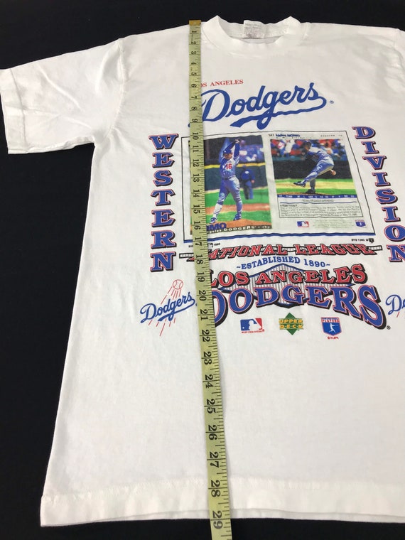 Vintage MLB Los Angeles Dodgers Western Division T-shirt Printed