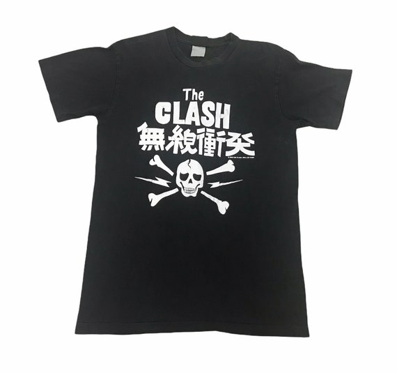 Vintage the Clash American Punk Rock Band Japan Tour Skull Punk Logo Tee T- shirt Inspired Designer Unisex Wear Streetwear M S M013 - Etsy Vintage the Clash American Punk Rock Band Japan Tour Skull Punk Logo Tee T- shirt Inspired Designer Unisex Wear Streetwear M S M013 - Etsy