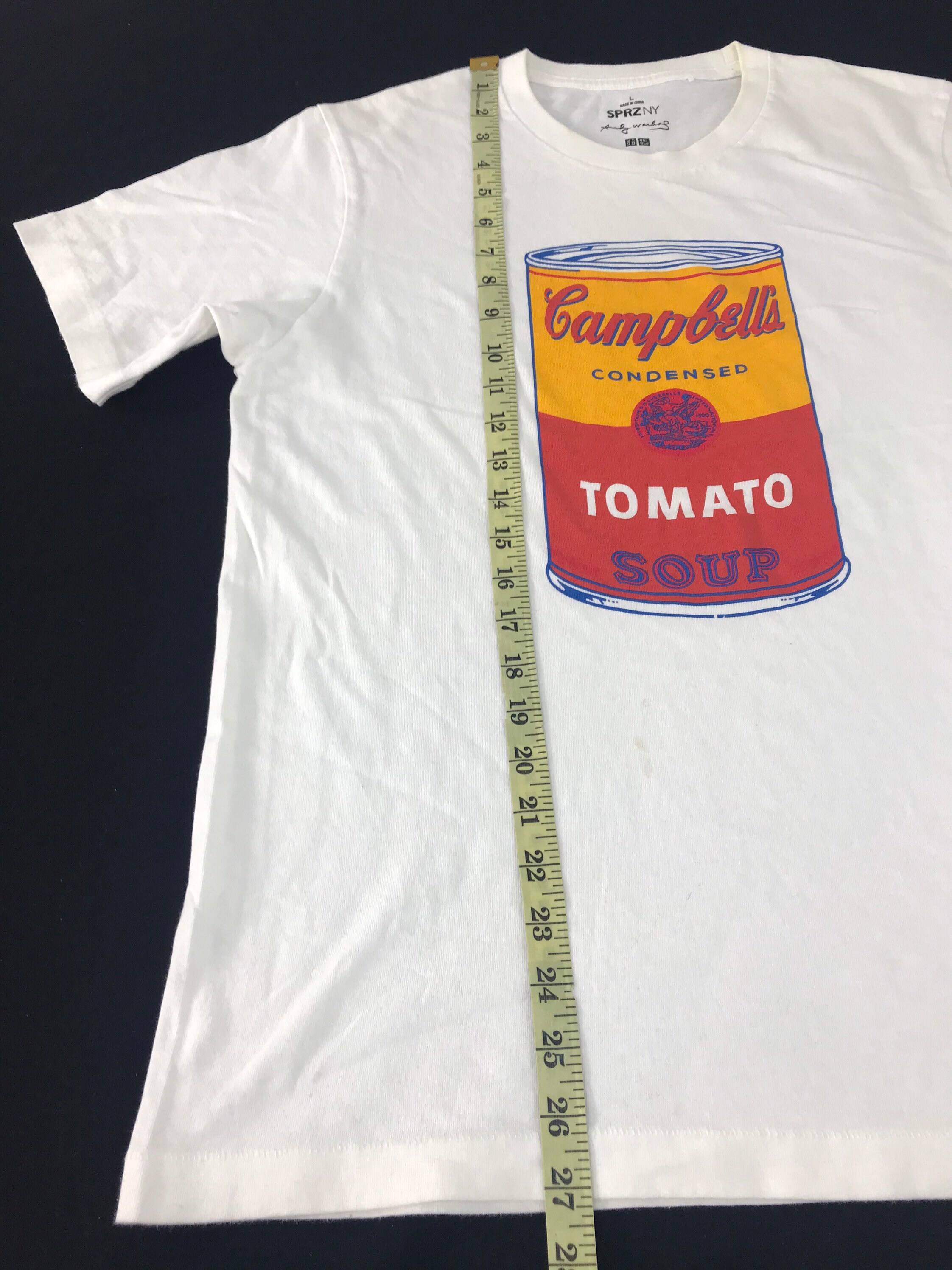 Vintage Andy Warhol Campbell's Tomato Soup Inspired Designer Brand