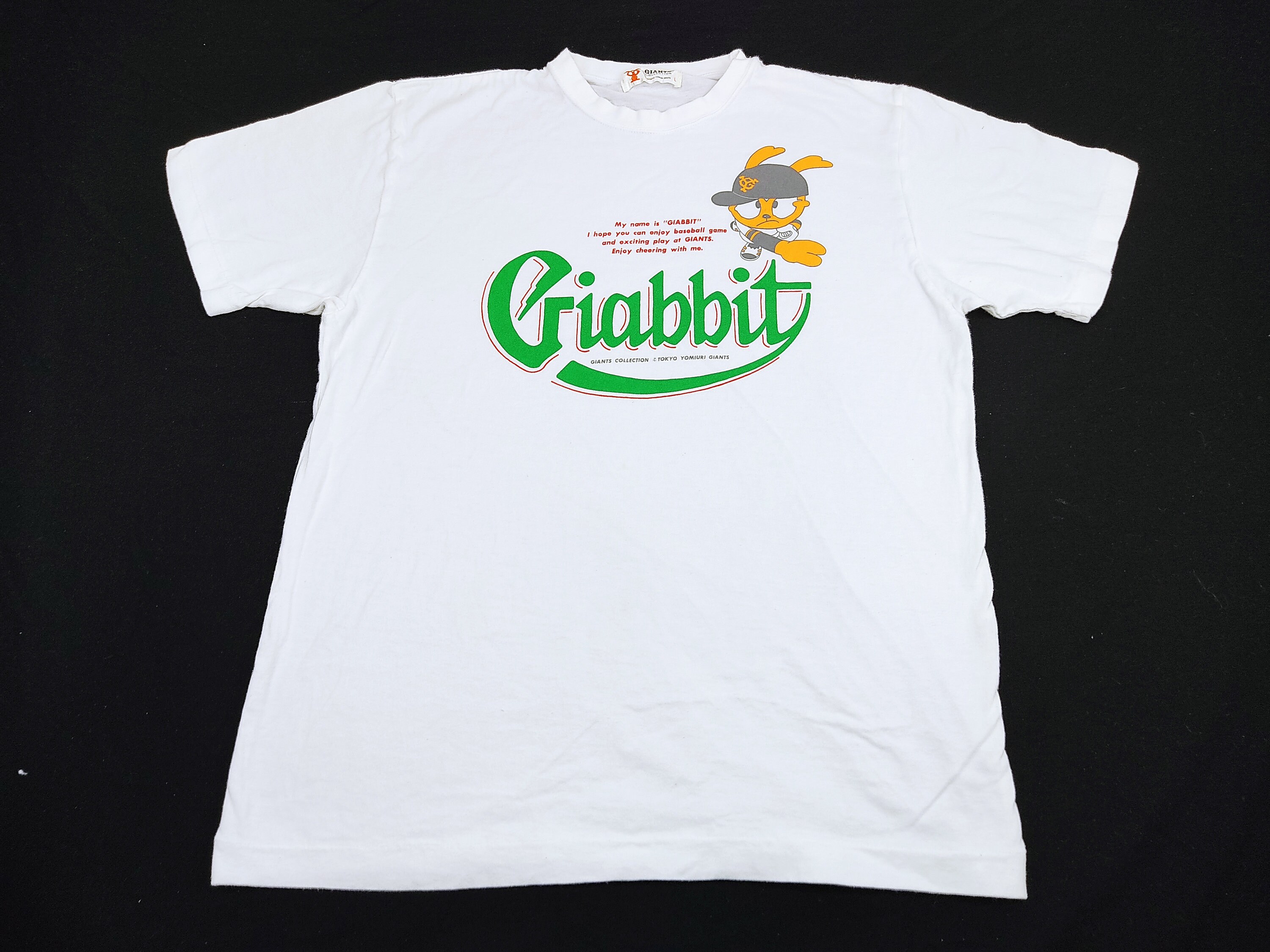 Vintage 90s Giabbit Mascot Logo Giants Collection Tokyo Big Logo