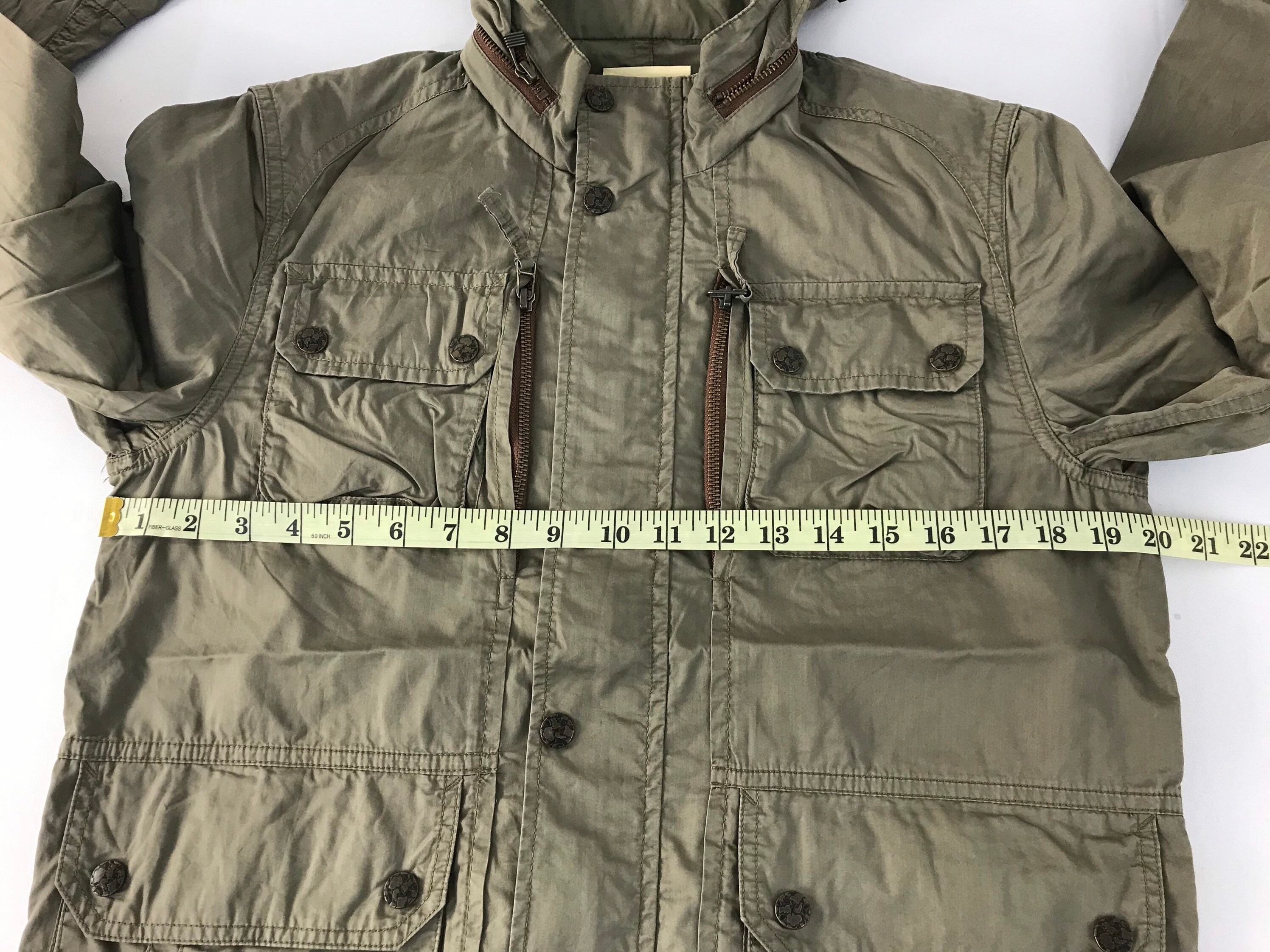 Vintage Morgan Homme 10th Anniversary Jacket Tactical Multipockets 