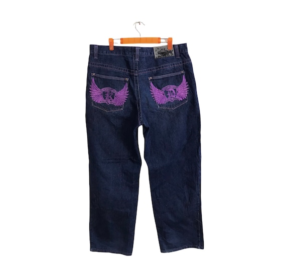 Vintage Avalanche Krhyme Denim Jeans Indigo Straight Cut