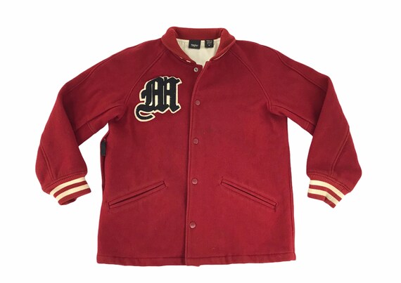 ジャケット・アウター 00s Archive PPFM wool varsity jacket Vintage Mossimo Varsity Jacket Wool Made in Japan Snap Button