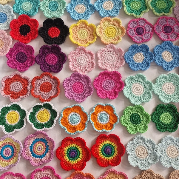 Crochet Car Coaster Set of 2, Daisy Flower Coasters, Car Accessory ,Car Coasters, Y2k,Crochet Car Interior Accessory,new driver gift