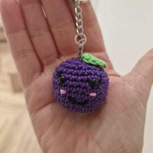 Fruit , bag charms, mushroom, owl, cloud, avocado, strawberry, cherry charms, watermelon ,kawaii, keyring image 19