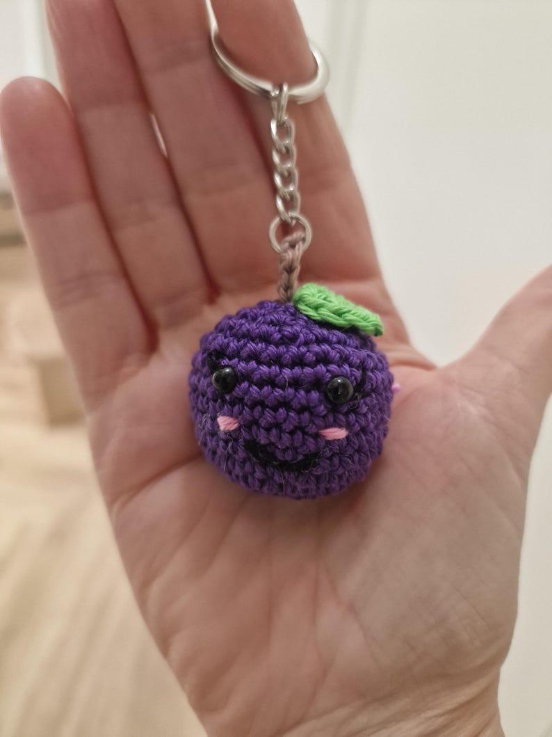 Fruit , bag charms, mushroom, owl, cloud, avocado, strawberry, cherry charms, watermelon ,kawaii, keyring image 19