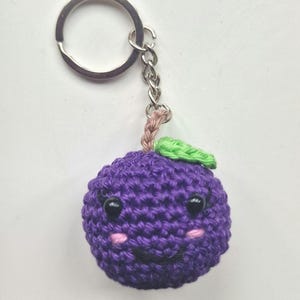 Fruit , bag charms, mushroom, owl, cloud, avocado, strawberry, cherry charms, watermelon ,kawaii, keyring plum
