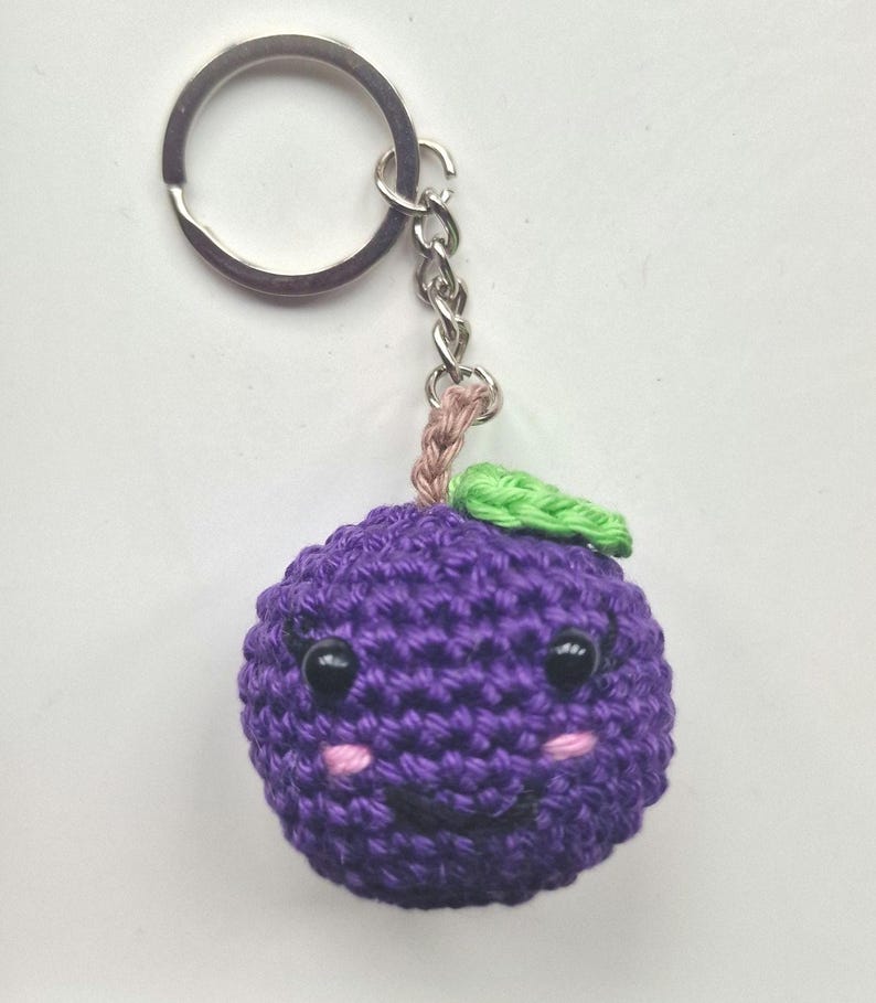 Fruit , bag charms, mushroom, owl, cloud, avocado, strawberry, cherry charms, watermelon ,kawaii, keyring plum
