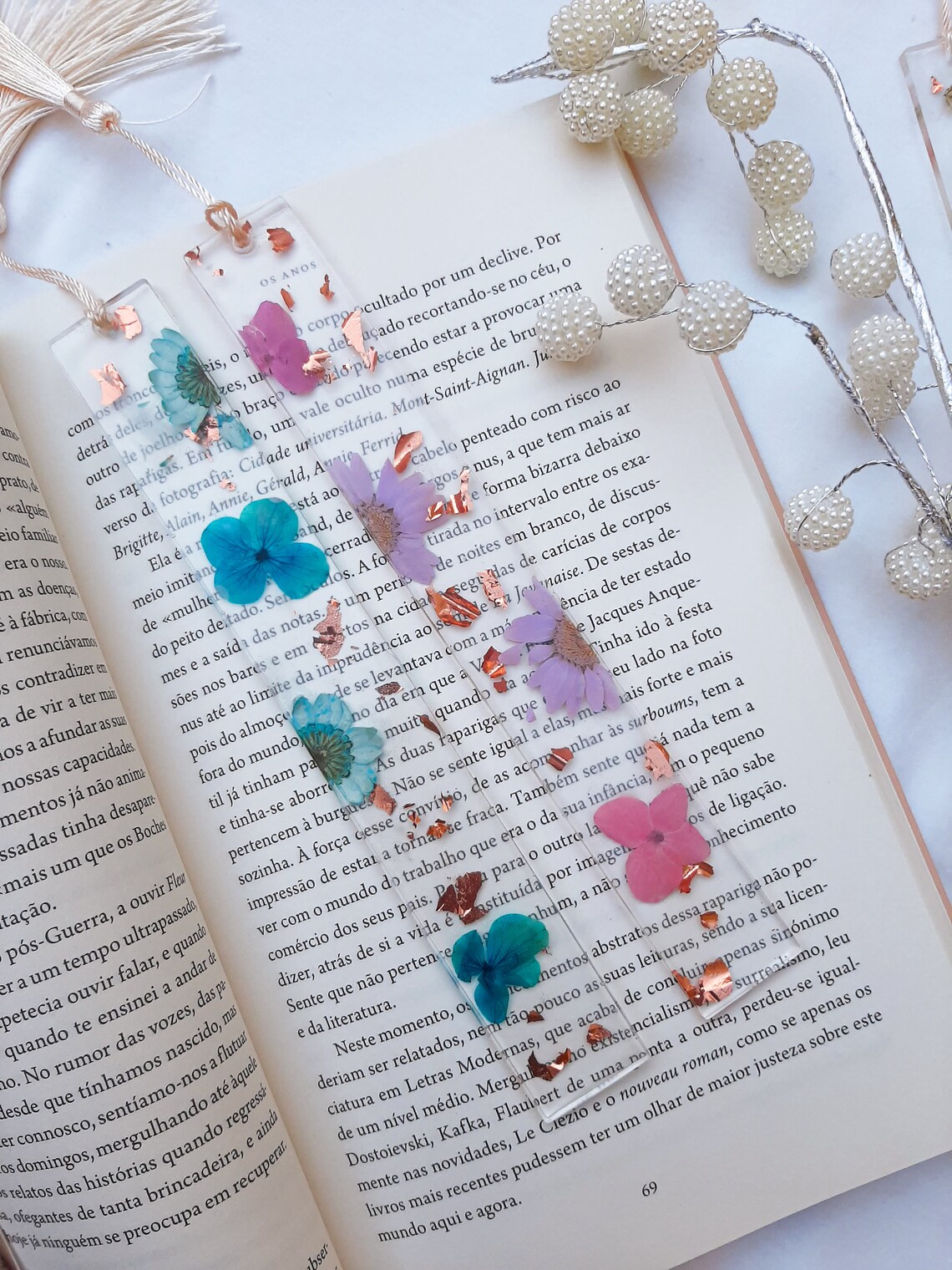 Epoxy Resin Bookmarks Etsy