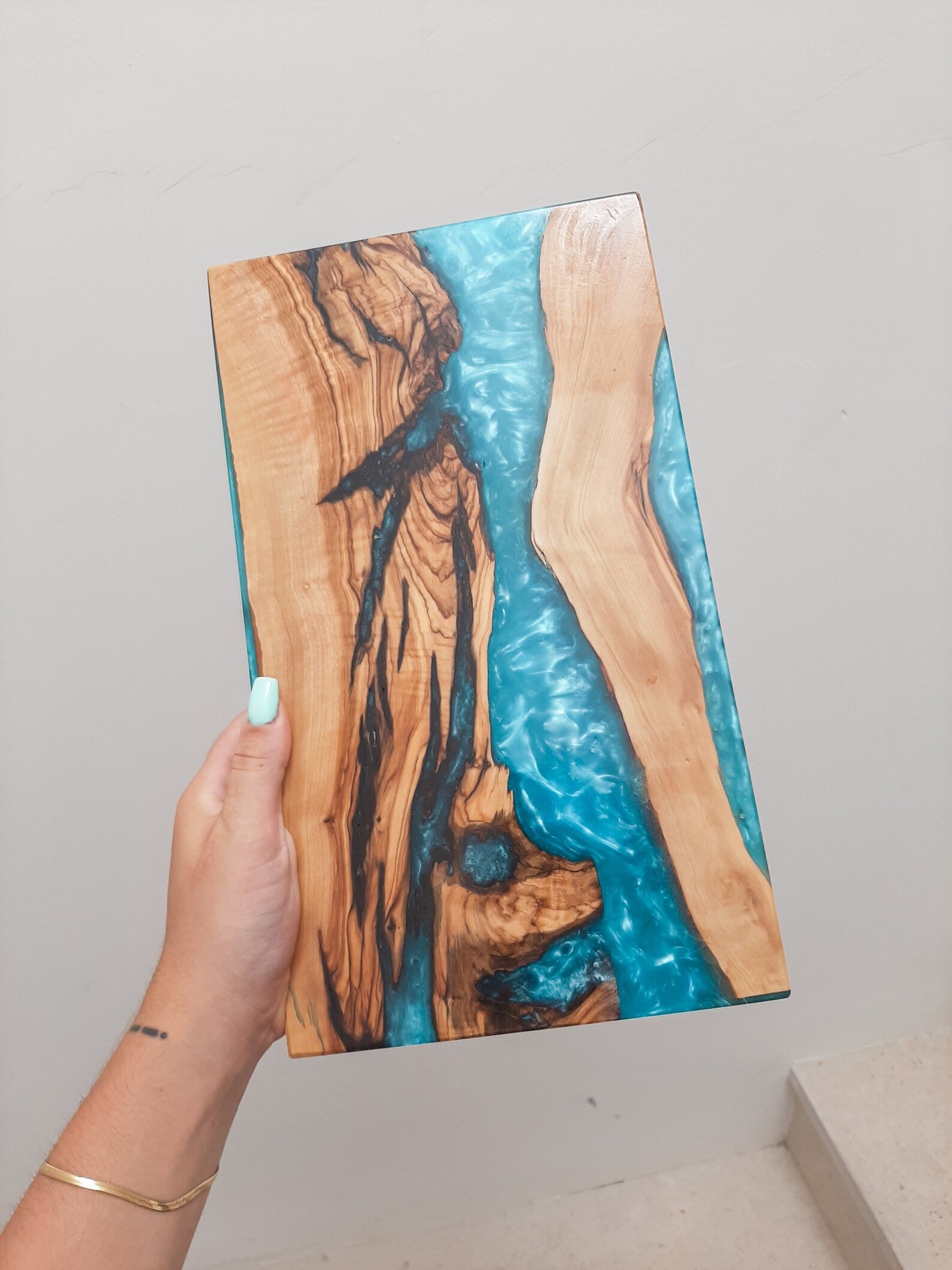 Epoxy River Cutting Board Resin Charcuterie Board Made to Etsy