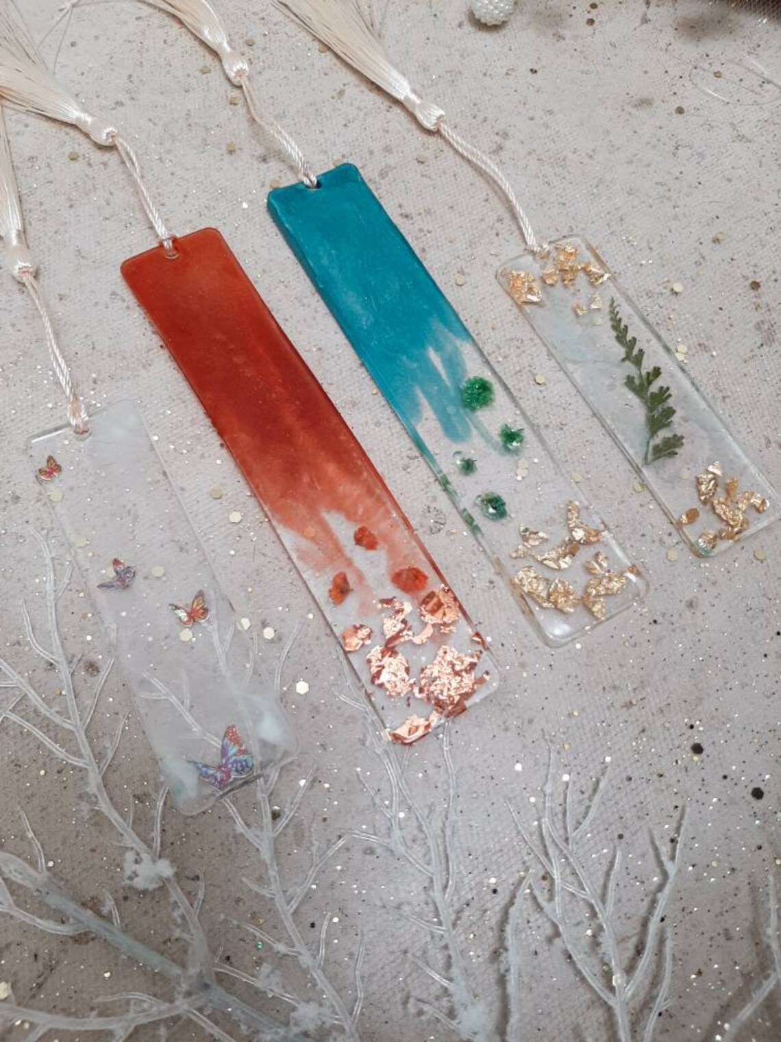 Epoxy Resin Bookmarks Etsy