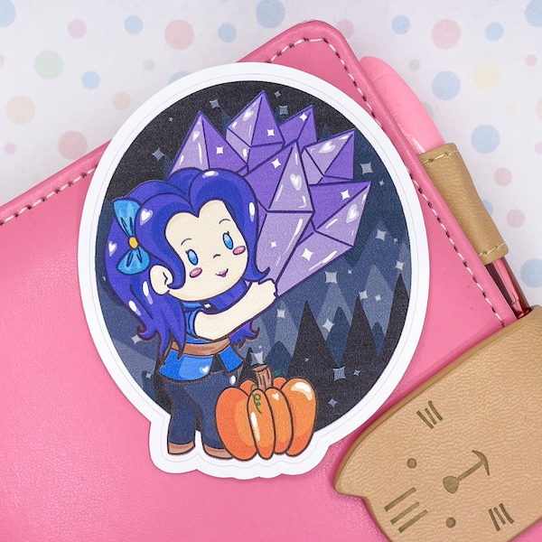 Stardew Valley Abigail Sticker | Abigail Sticker | Stardew Valley Sticker | SDV Abigail Fanart Sticker | Abigail Stardew Valley